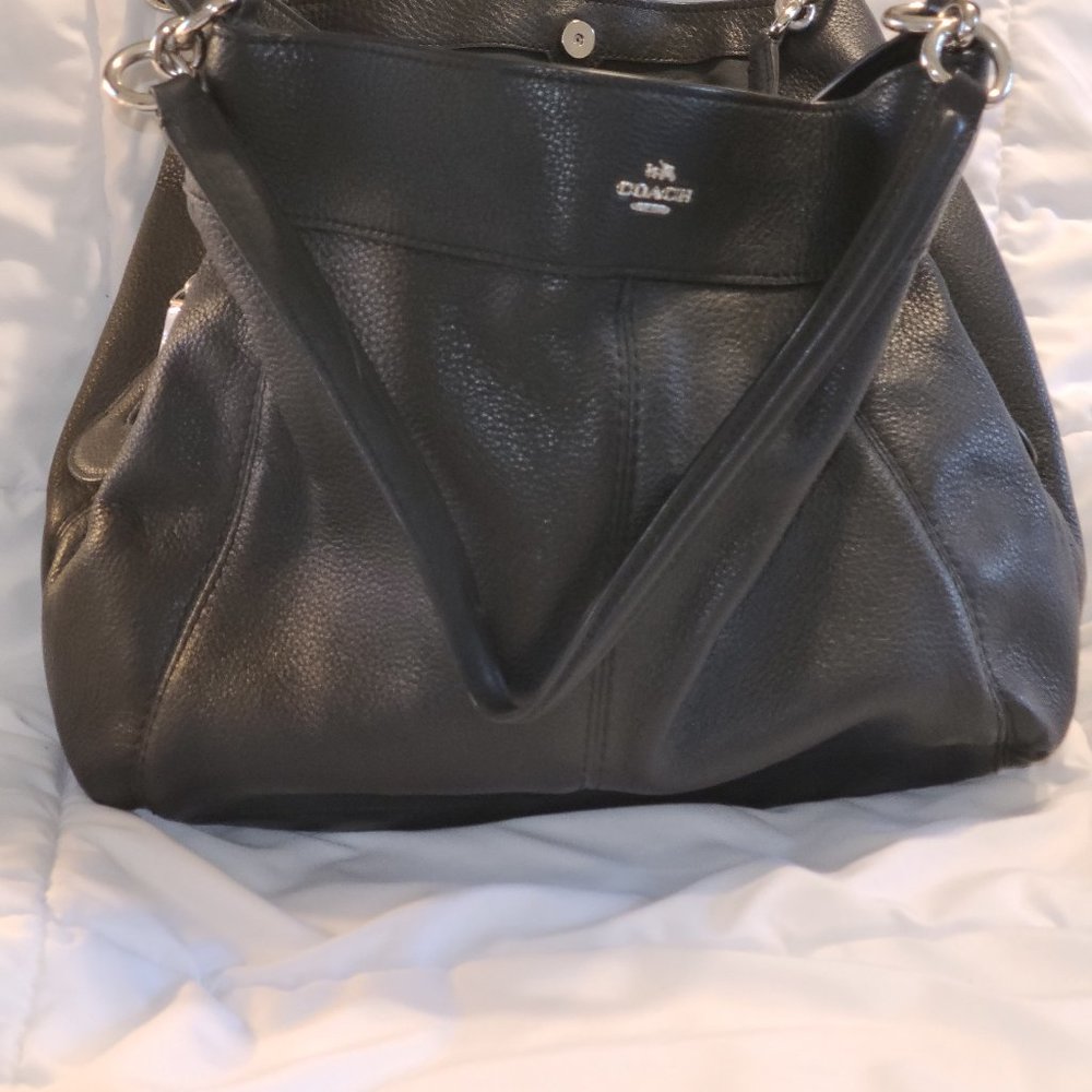 Black coach purse